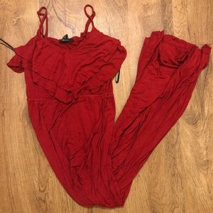 Small Red Maxi Dress